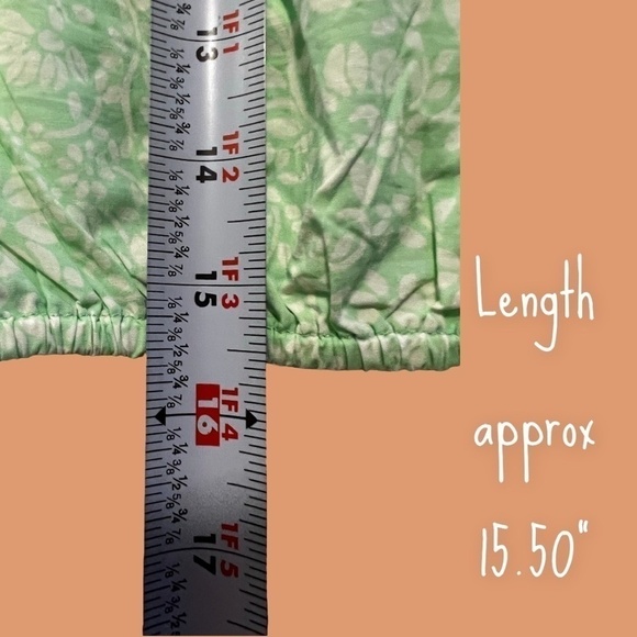 BILLABONG Tropic Sun Woven Blousen Sleeve Smocked-Back Cotton Crop Top-LG NWT - Picture 12 of 13